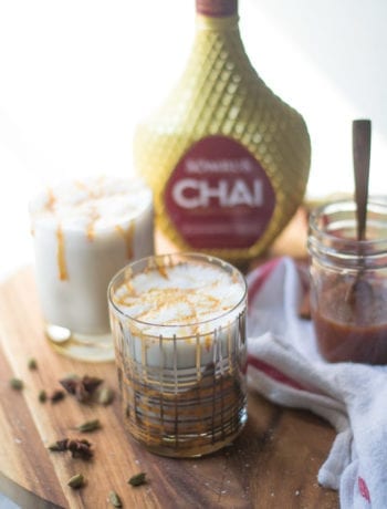 Spiked Salted Caramel Chai Latte | Sarcastic Cooking