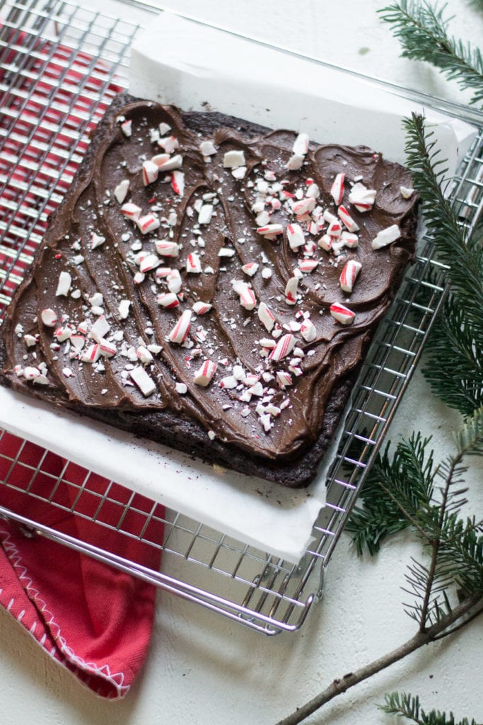 Boozy Peppermint Brownies | sarcastic Cooking
